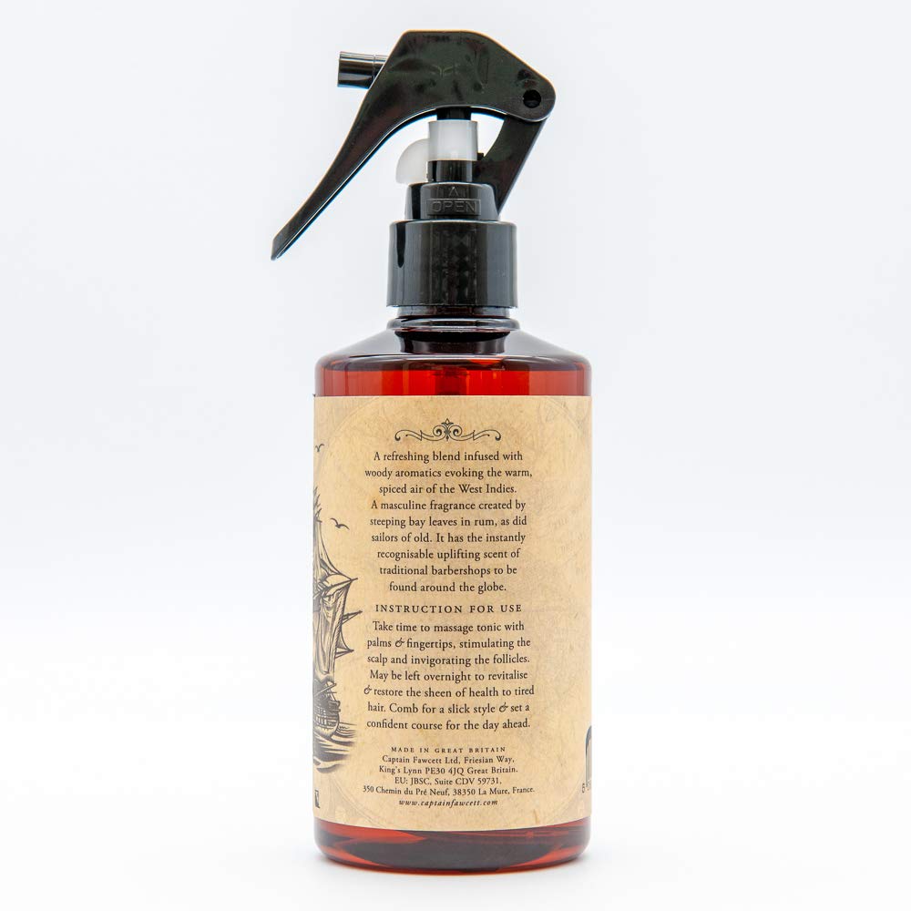 Authentic Captain Fawcett leave-in beard and hair conditioner spray bottle