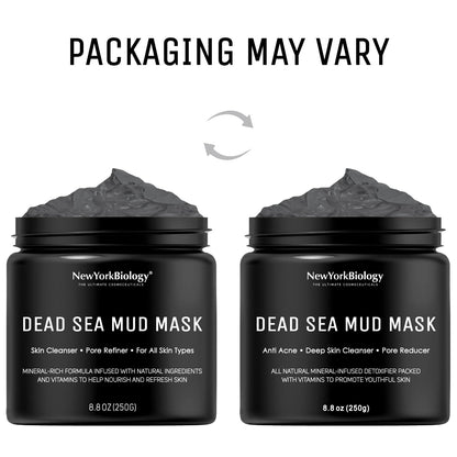 New York Biology Dead Sea Mud Mask spa quality skincare set