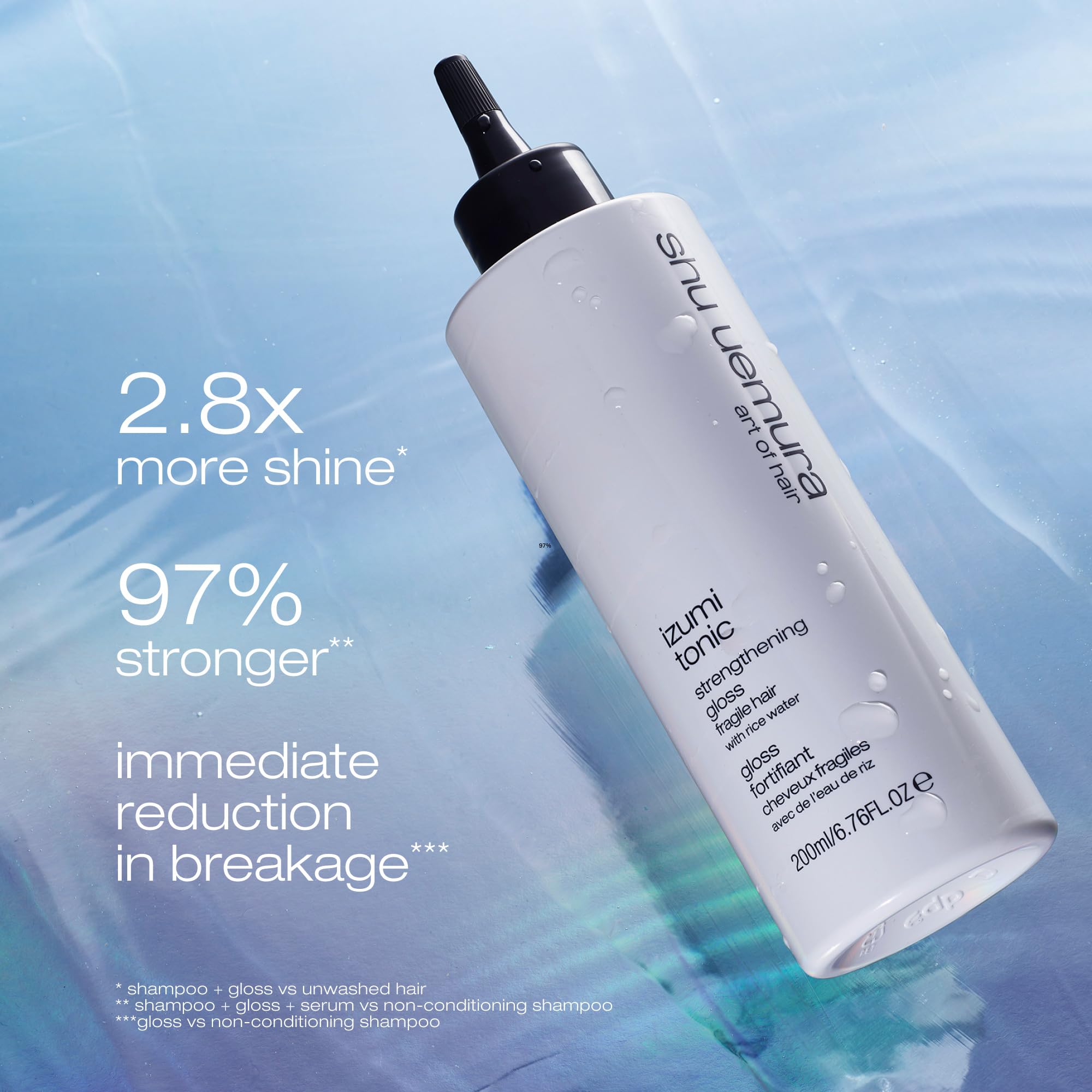 Authentic USA imported Shu Uemura art of hair strengthening gloss packaging