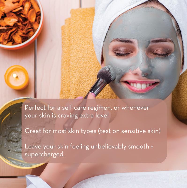 Authentic USA imported anti acne mud mask product packaging view.