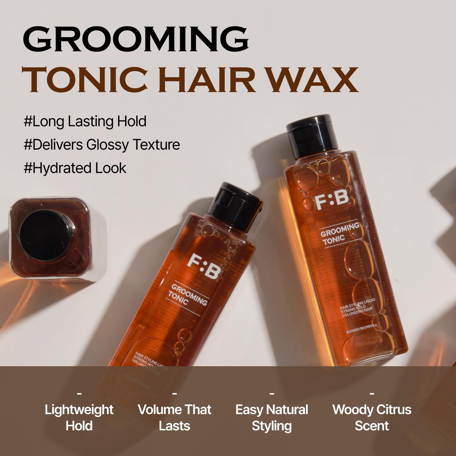 FORBEAUT water based hair styling liquid wax for long lasting hold