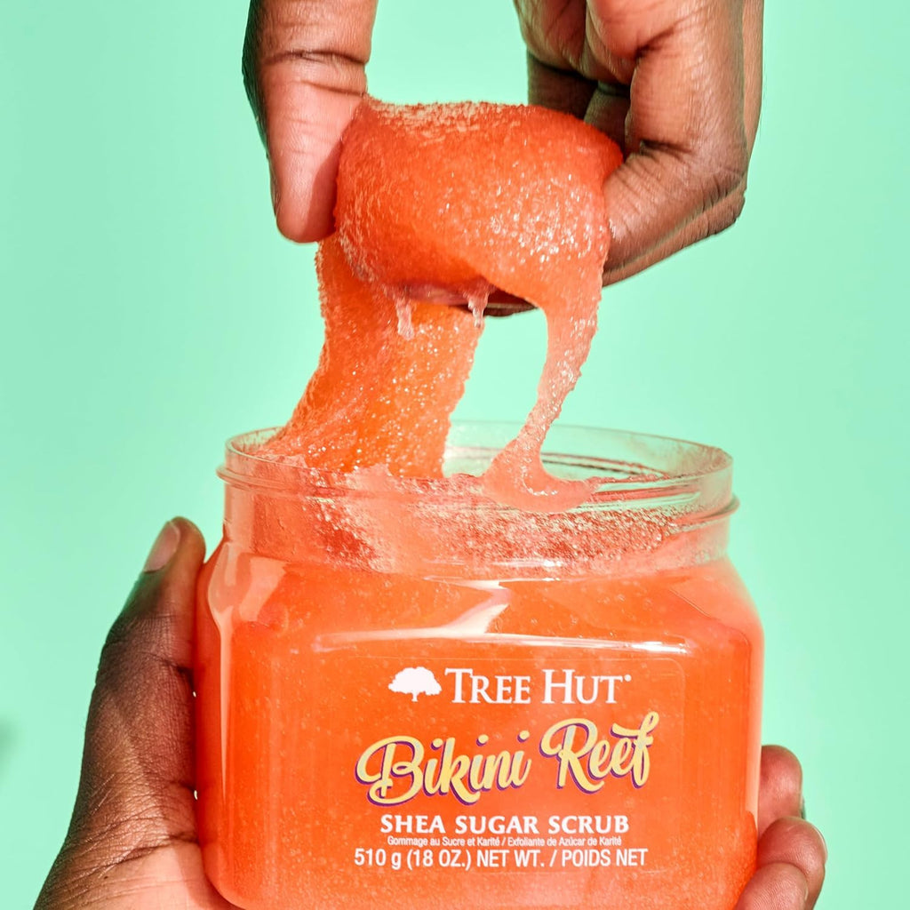 Tree Hut Vanilla Shea Sugar Body Scrub lifestyle application