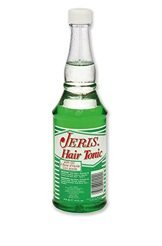 Jeris classic green hair tonic bottle with oil formula