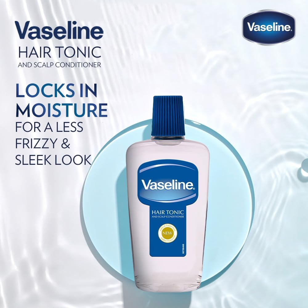 Imported Vaseline scalp conditioner liquid hair care lotion for men retro hair styling.