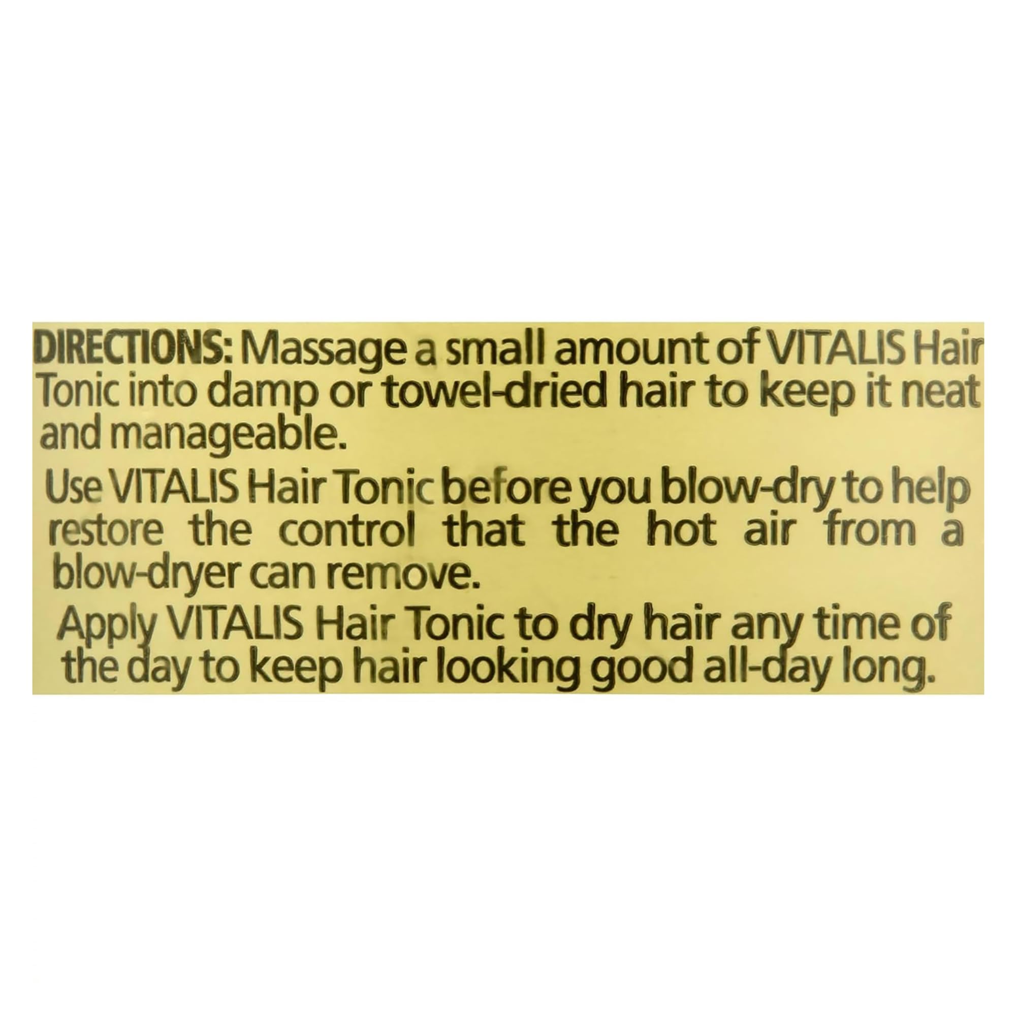 Authentic USA imported Vitalis hair tonic twin pack