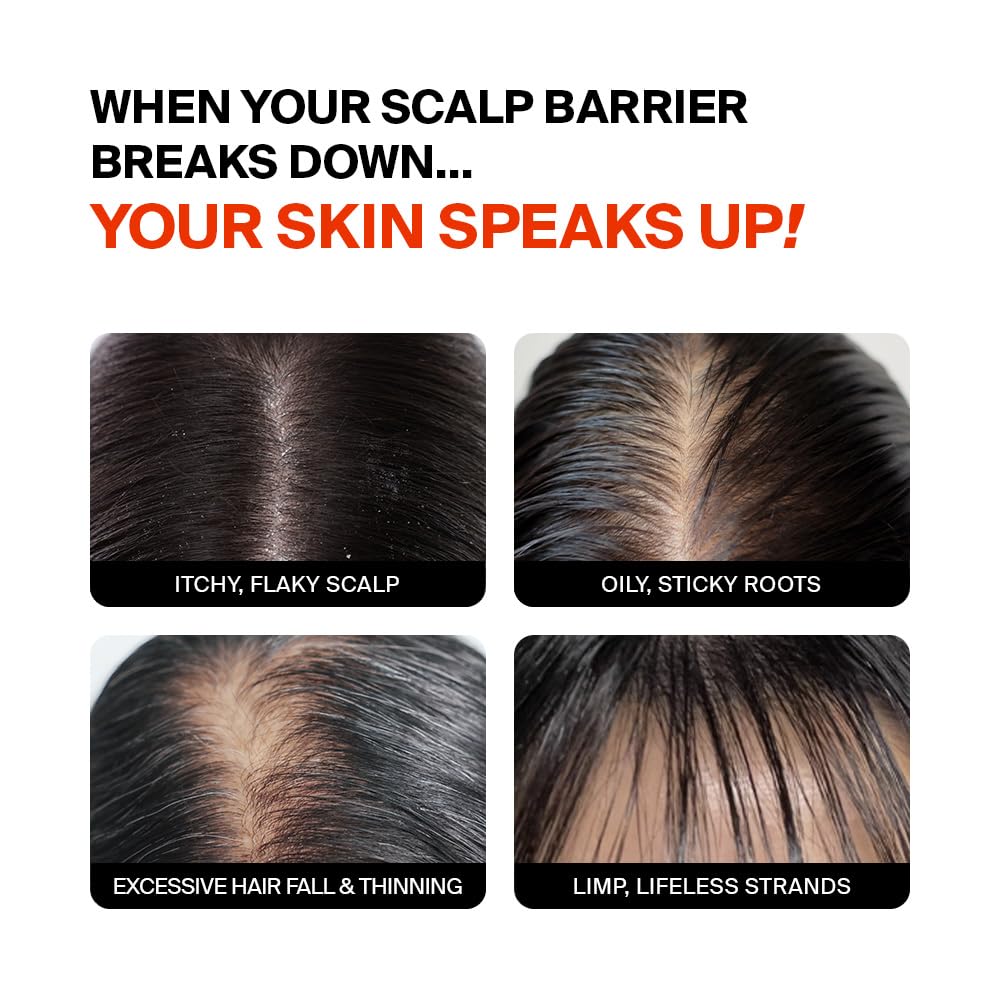PURCELL probiotic scalp mist for strengthening the skin barrier close up