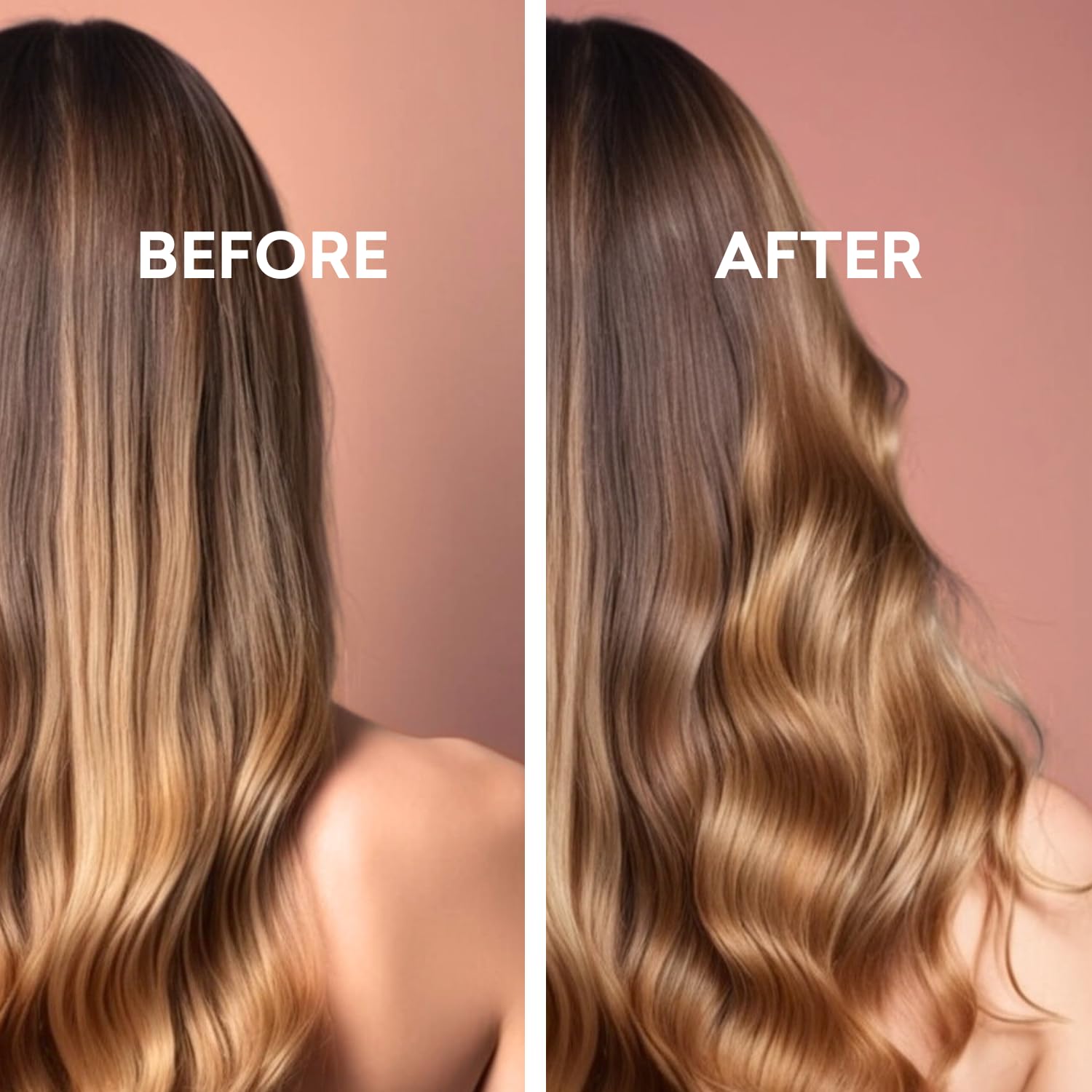 Alcohol free hair volumizing tonic bottle with natural ingredients