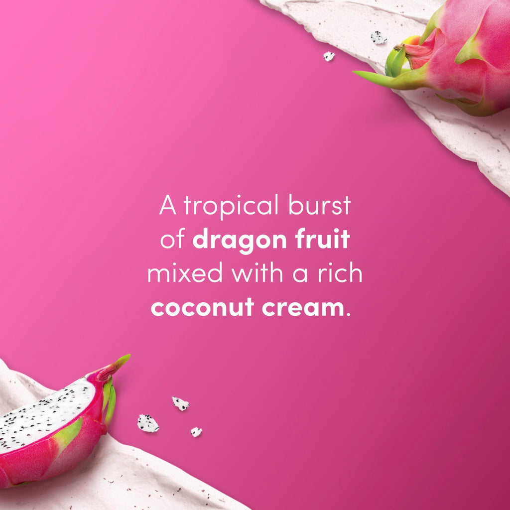Dove body scrub scoop showing creamy exfoliating particles