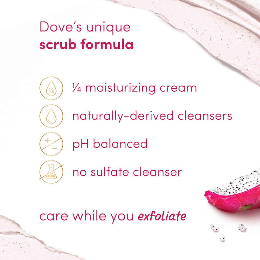 Dove tropical coconut cream body polish lifestyle shot