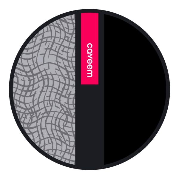 Caveem exfoliating body scrubber two pack retail packaging