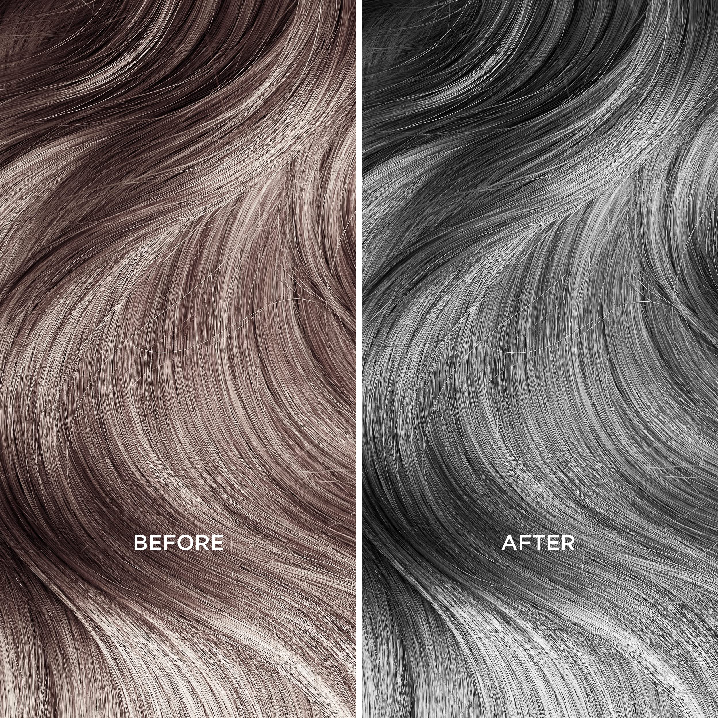 Moehair sulfate free purple toner clarifying cool toned silver hair color