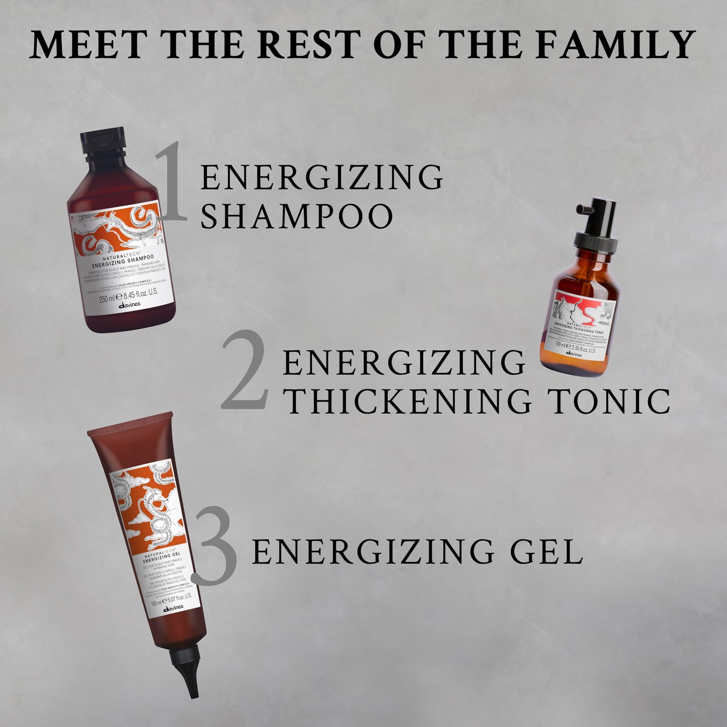 Davines liquid hair formula pump spray for increasing fiber diameter