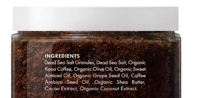 Authentic Majestic Pure Arabica Coffee Scrub packaging