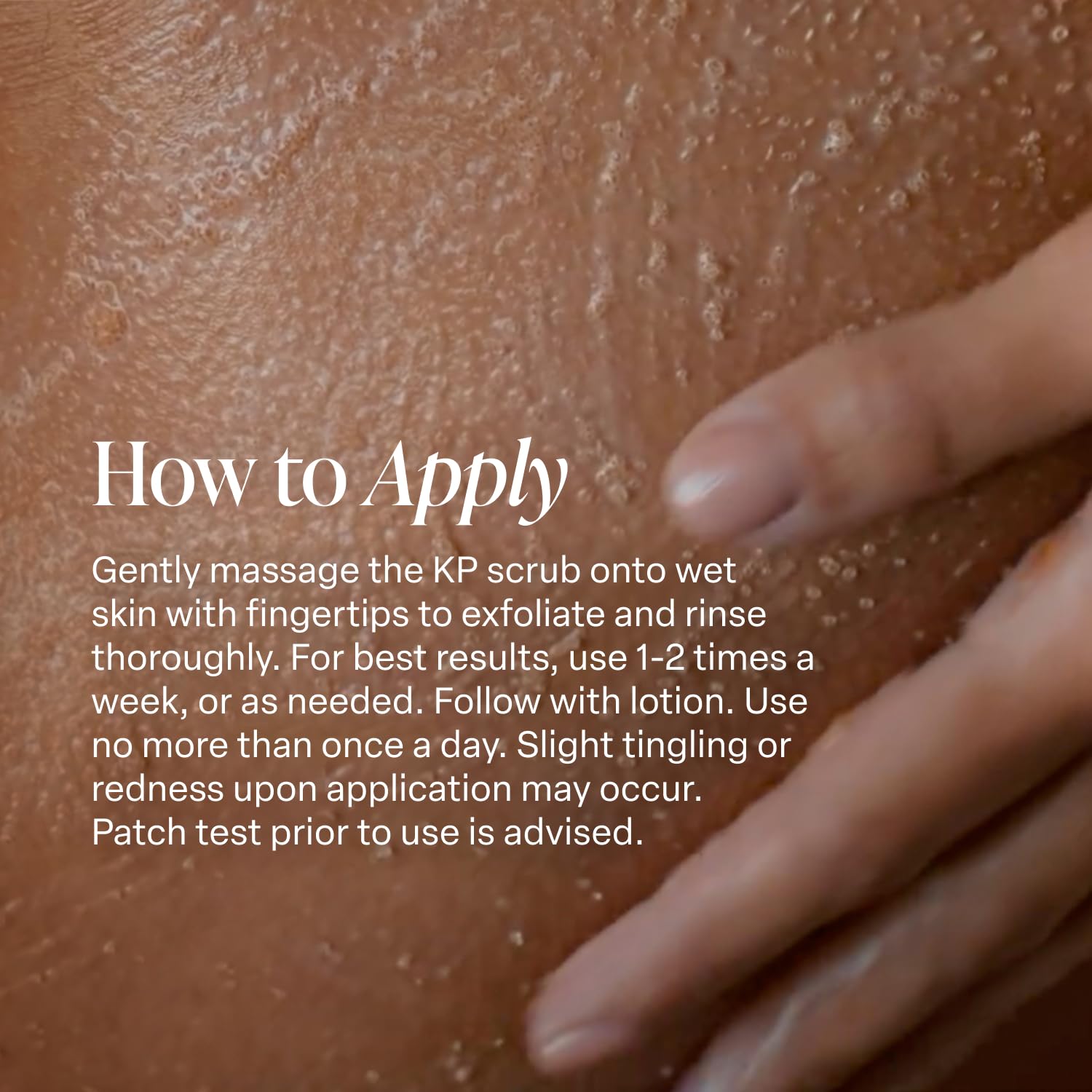 Texture shot of Saltair physical and chemical body exfoliant with volcanic sand