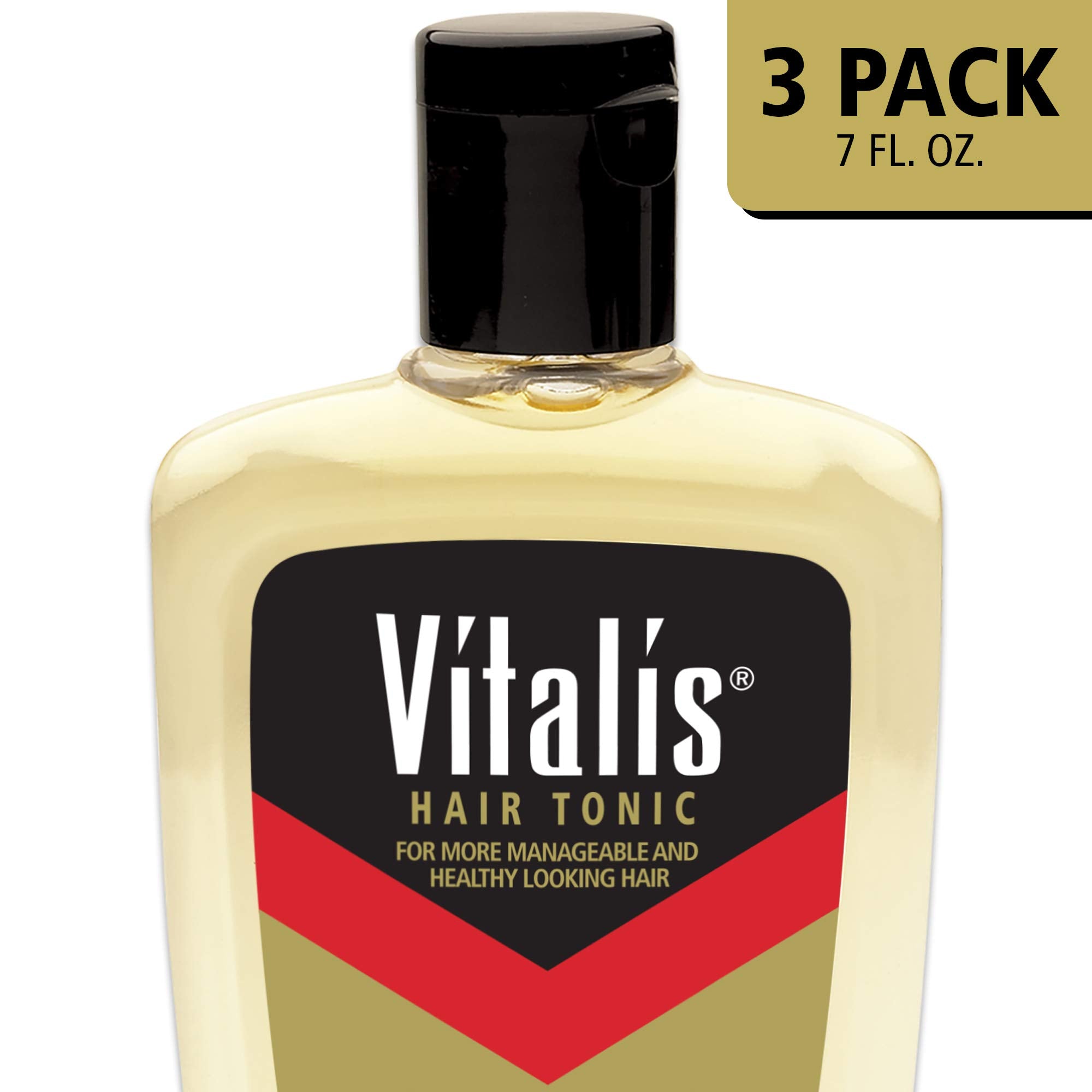 Vitalis Hair Tonic Pack of 3 premium USA imported hair styling liquid for men