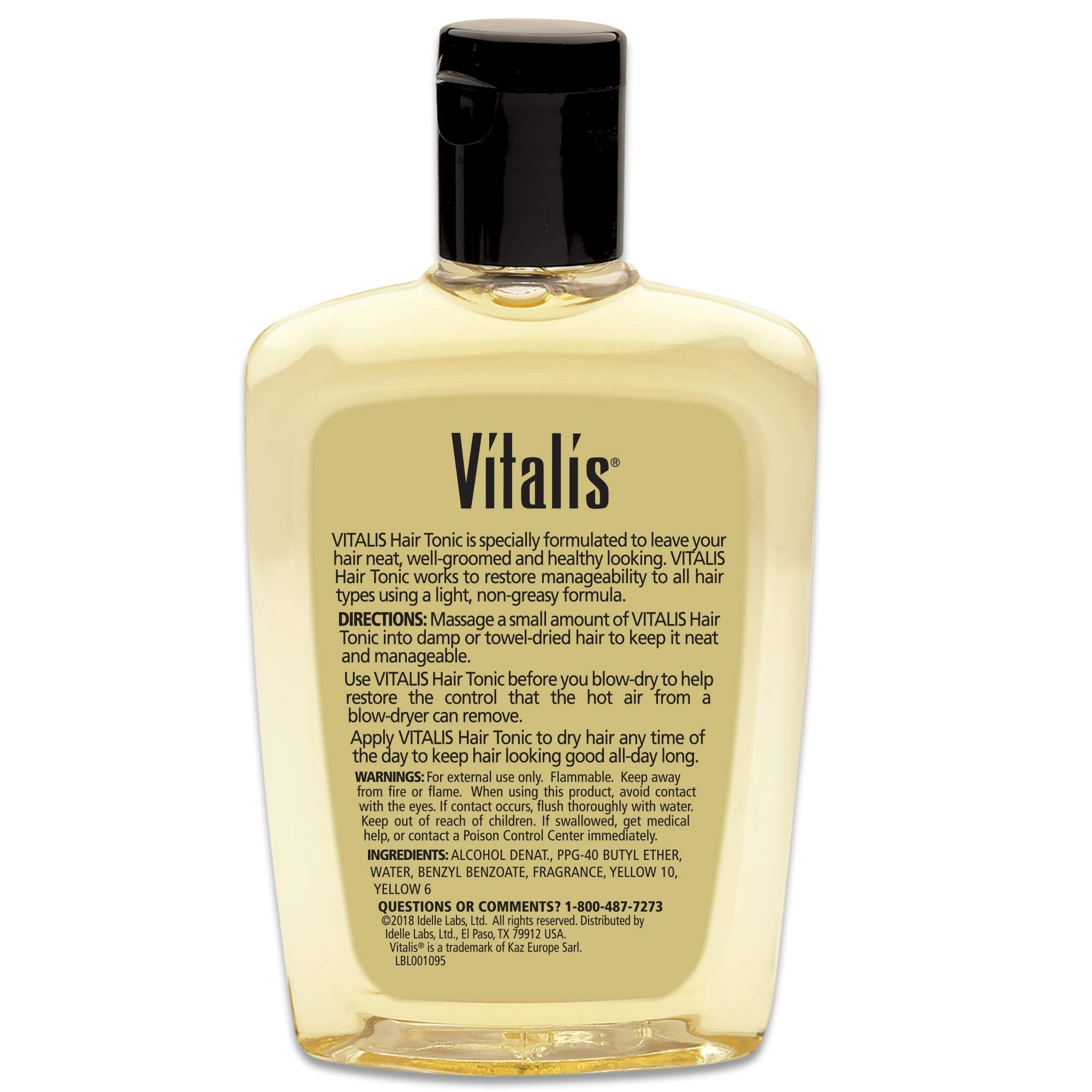 Vitalis Hair Tonic authentic imported three bottle bundle set for frizz control and daily hair health