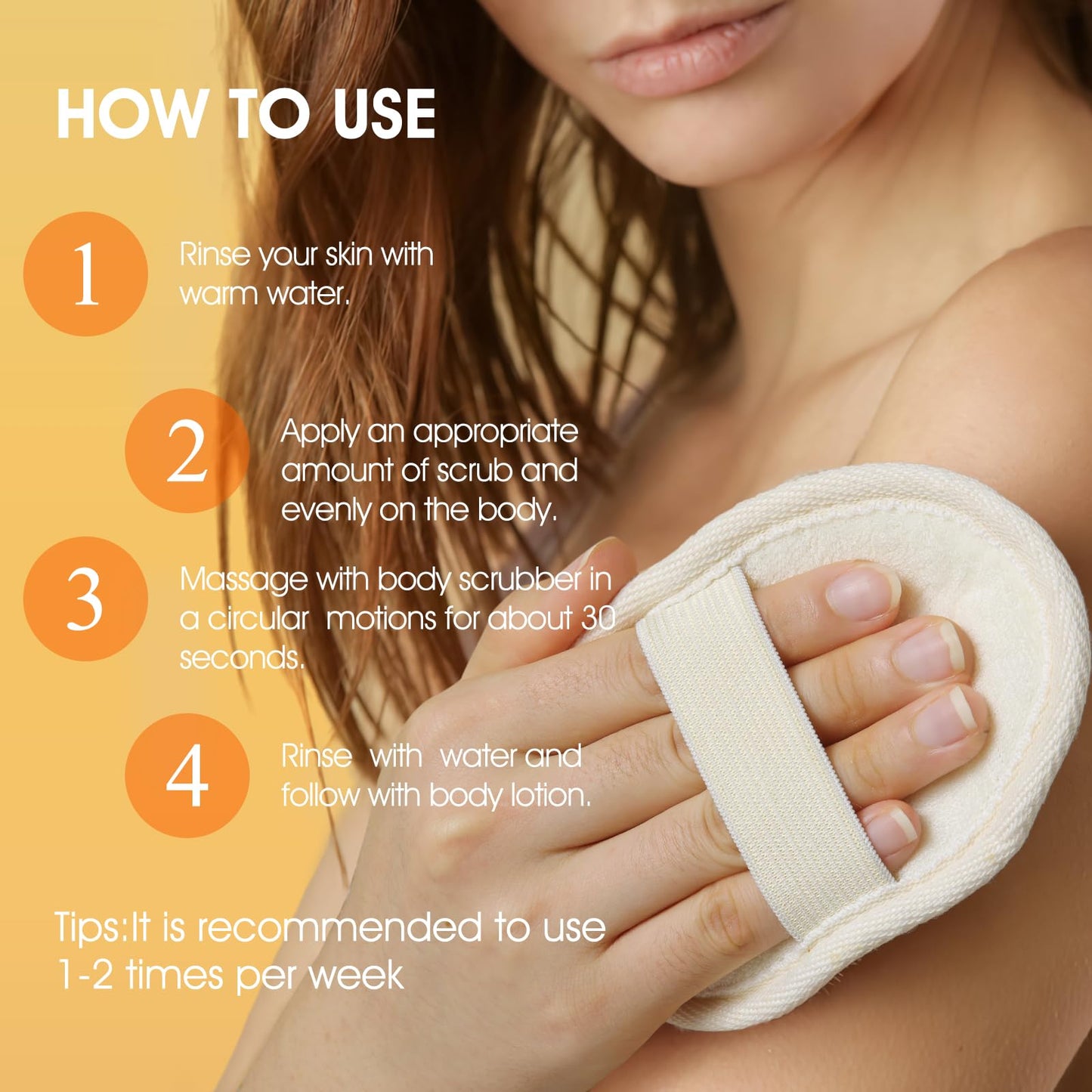 VOERUY hand and foot exfoliating scrub container