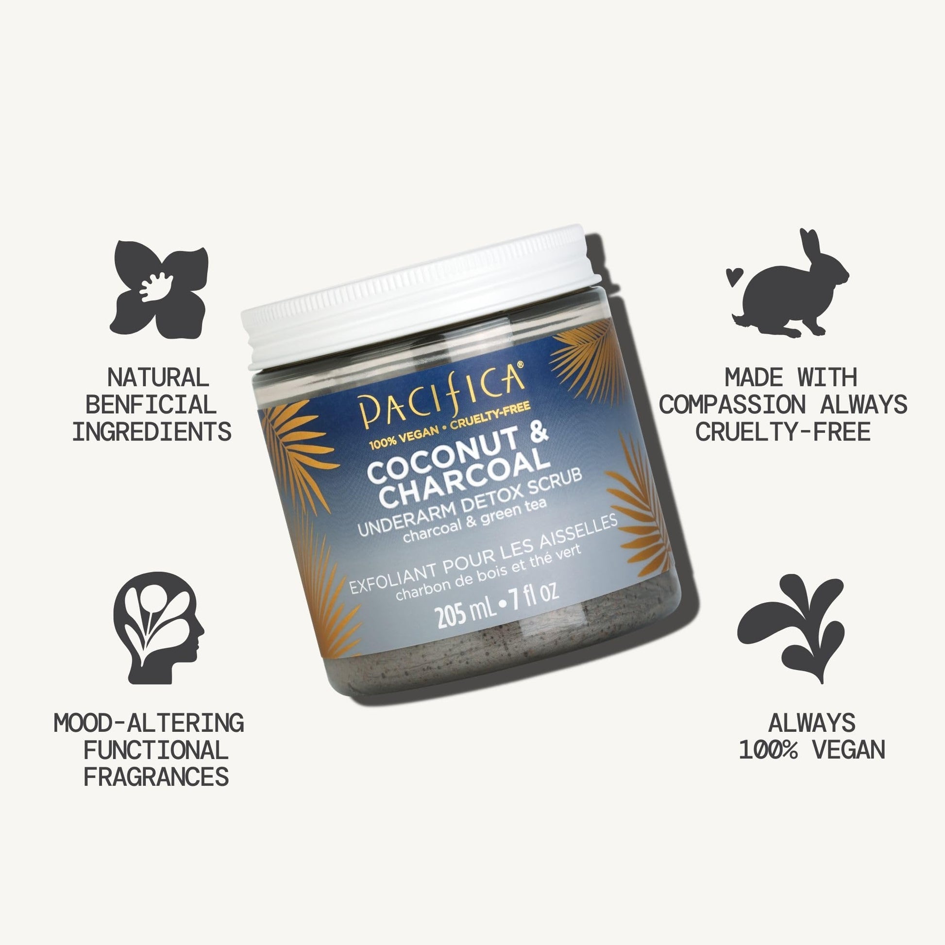 Authentic USA imported Pacifica underarm body scrub available on Dropy India store