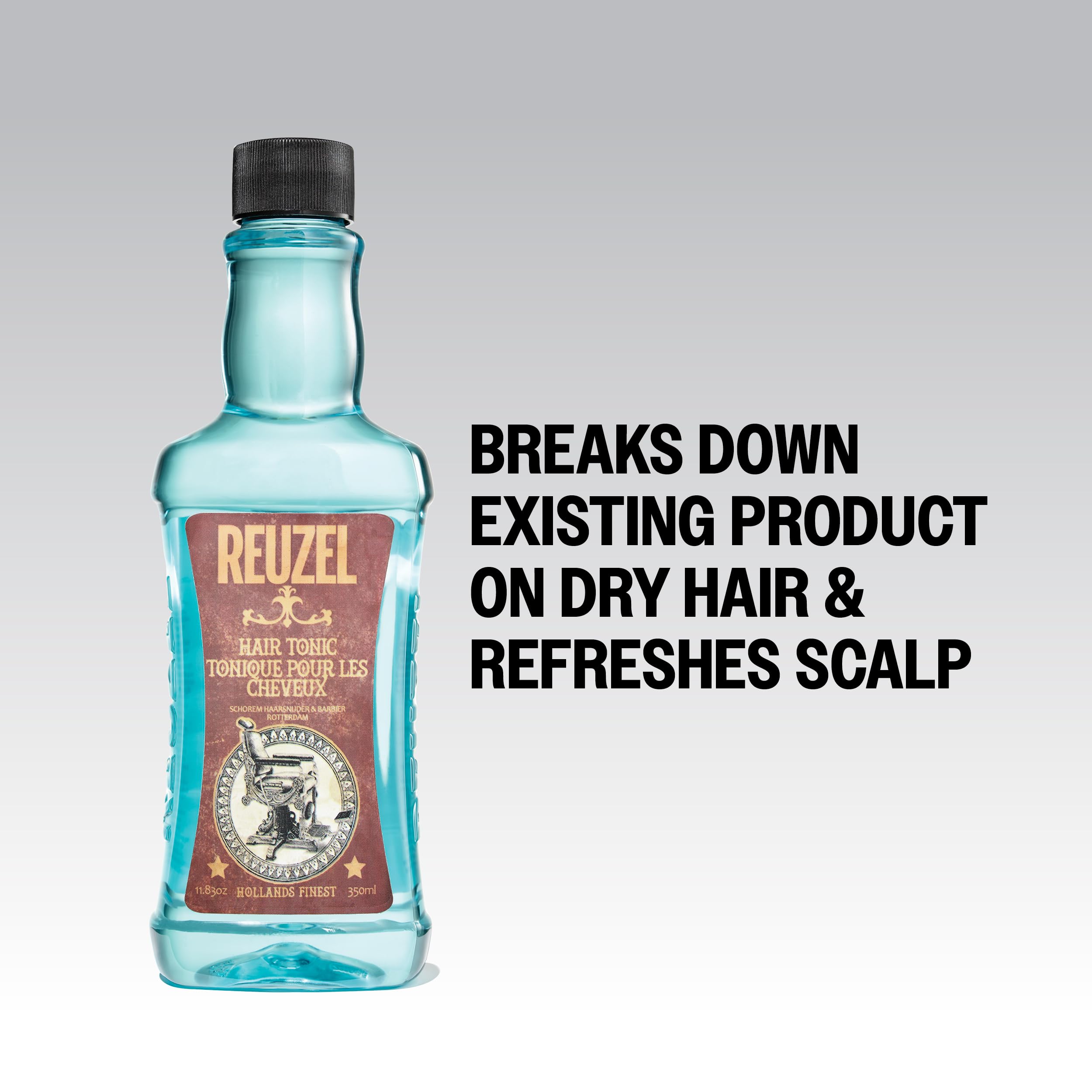 Authentic Reuzel imported hair tonic packaging detailed back label