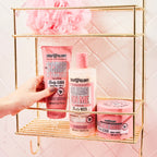 Soap & Glory vegan exfoliating scrub texture and lather visualization