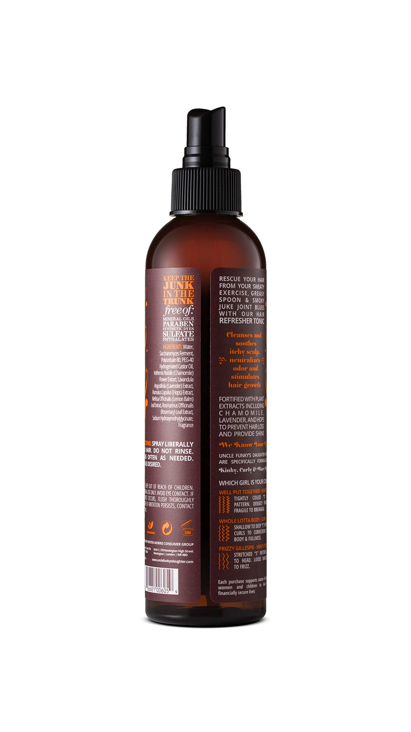 Uncle Funky's Daughter Defunk 8 Ounce leave in scalp cleanser spray
