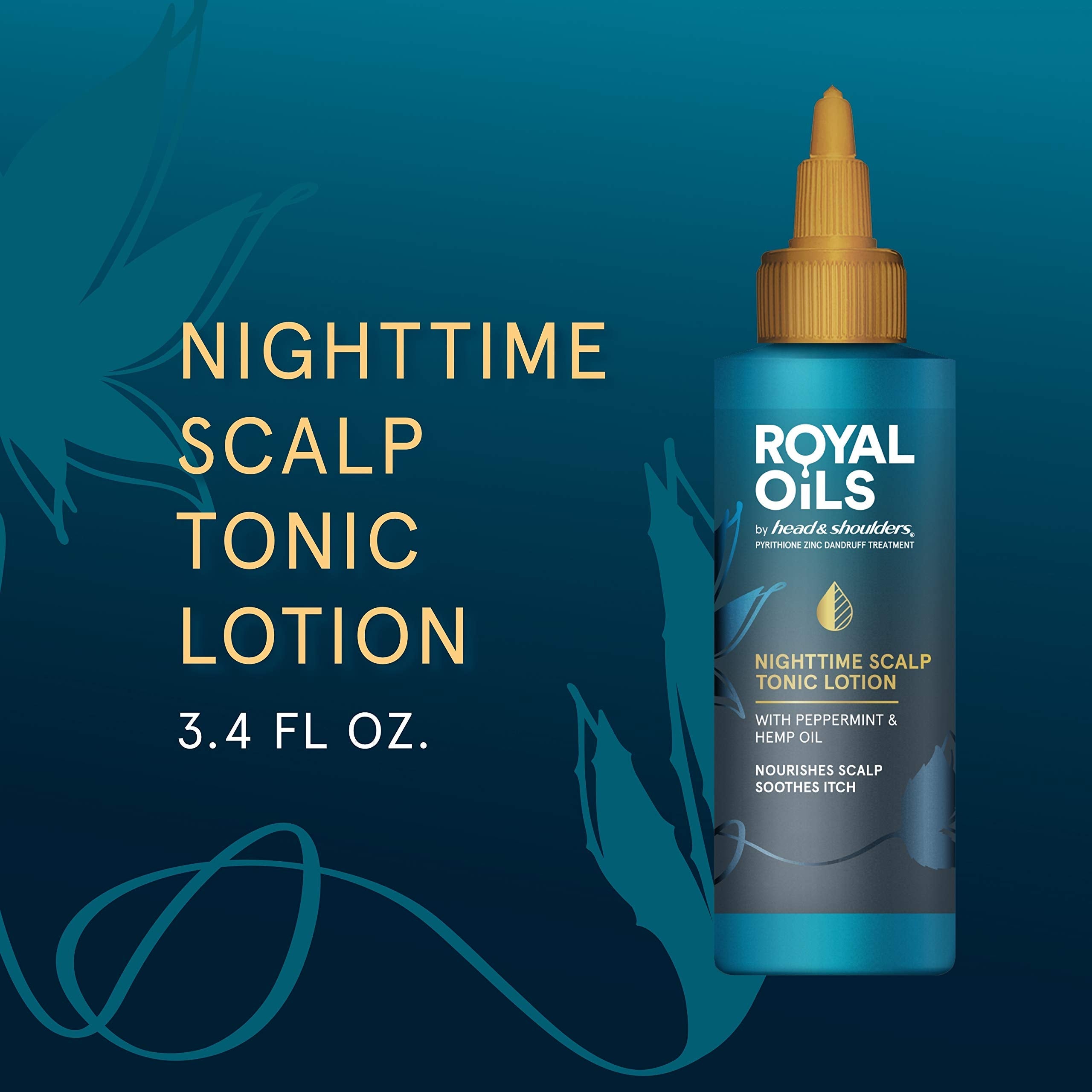 No rinse nighttime scalp soothing lotion applicator tip detail for targeted relief