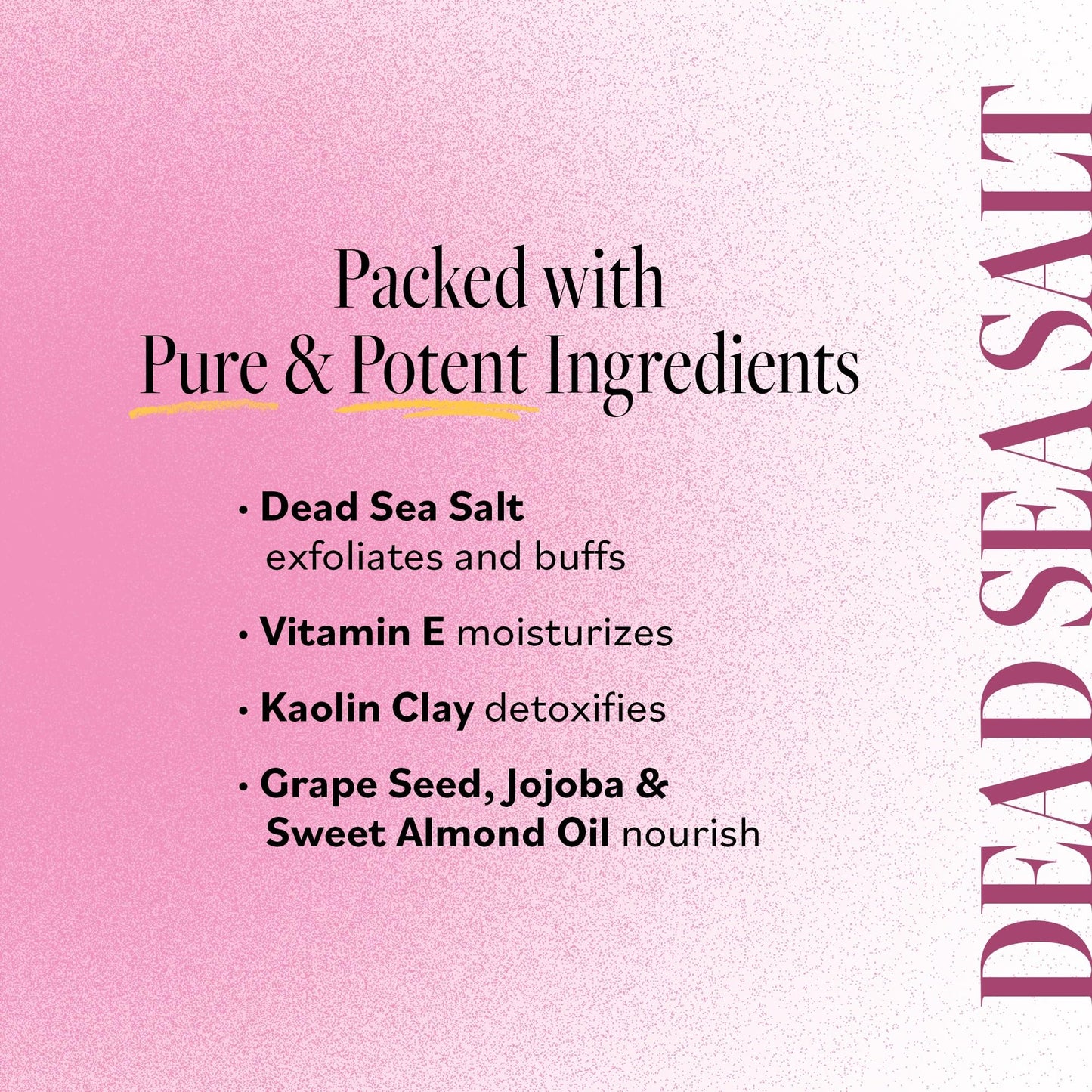 Derma E Dead Sea Salt scrub application demonstration