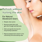 Berlaney Detox Body Scrub angled view highlighting packaging size