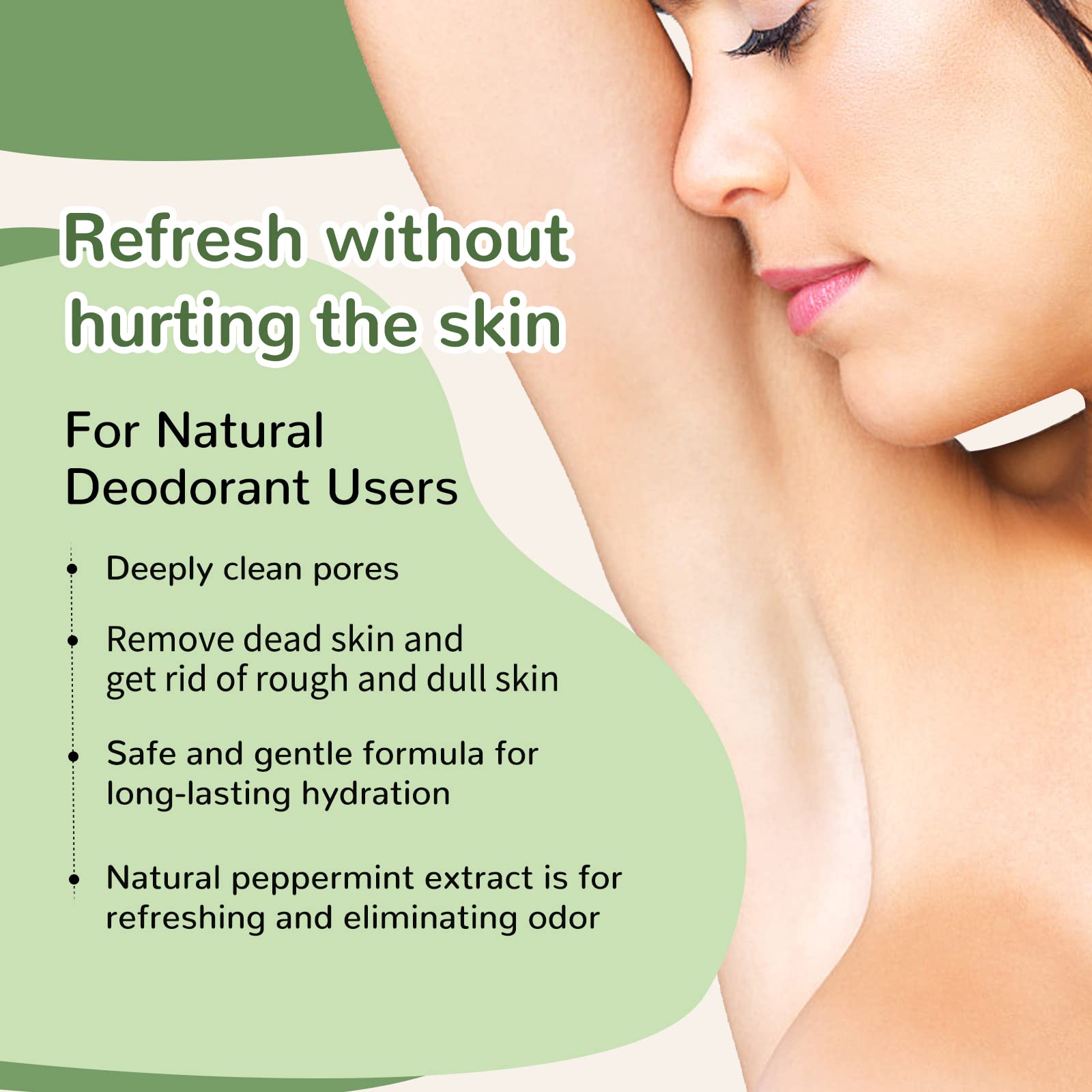 Berlaney body and underarm detox scrub unboxing shot highlighting the secure protective seal.