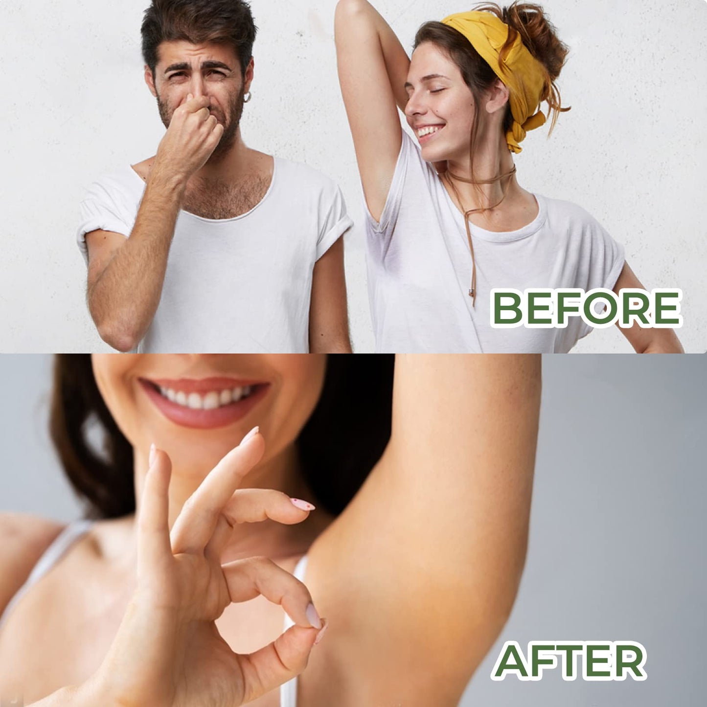 Berlaney detox scrub being applied to the skin demonstrating its smooth non-greasy texture.