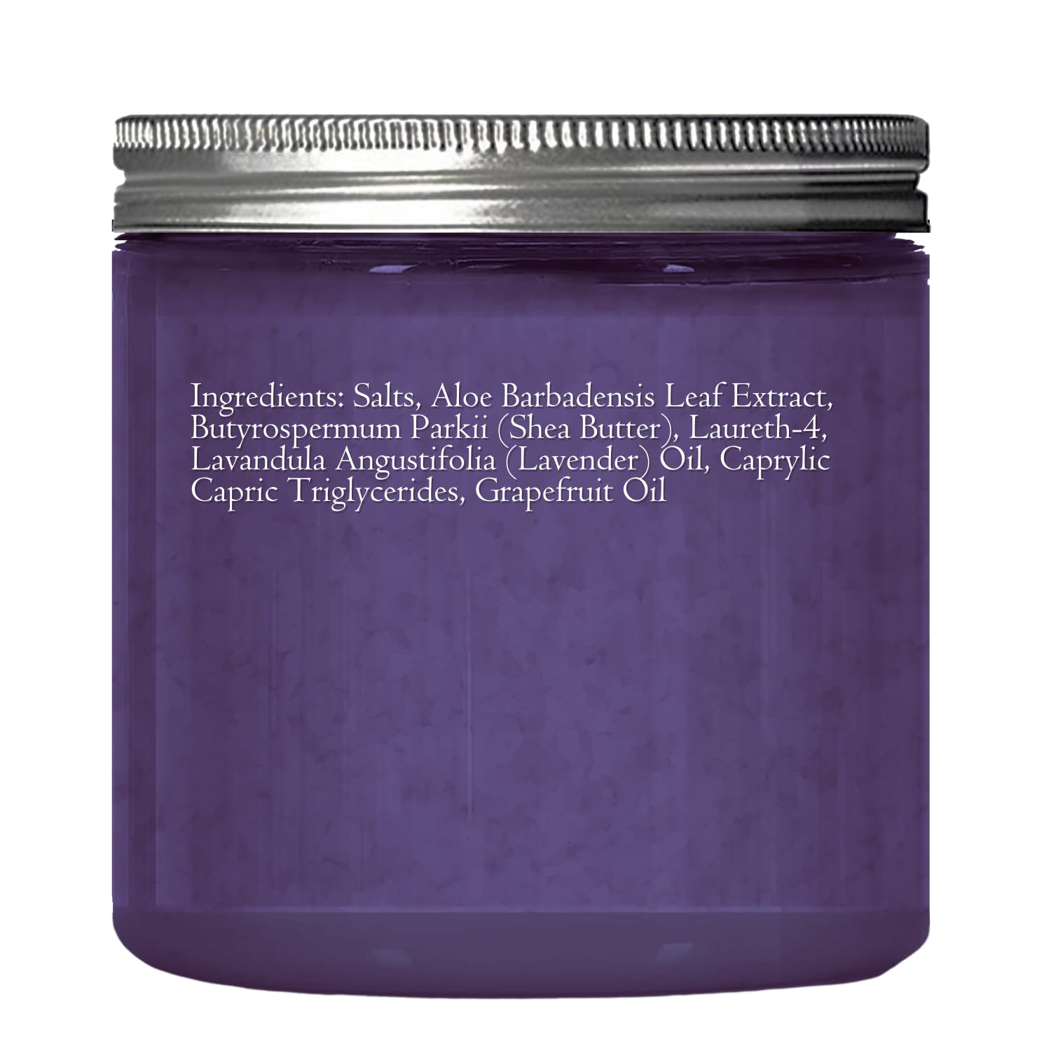 Essentially KateS Lavender Body Scrub being applied for smooth and radiant skin prep