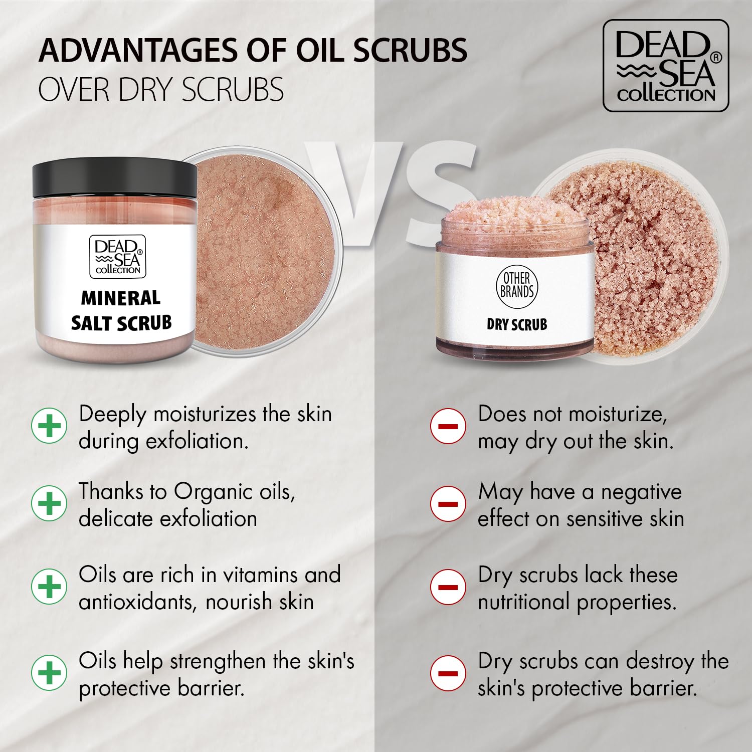 Cruelty free exfoliating scrub for women featuring natural pink salt grains