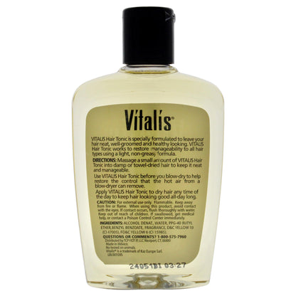 Vitalis non greasy hair tonic liquid for men frizz control styling