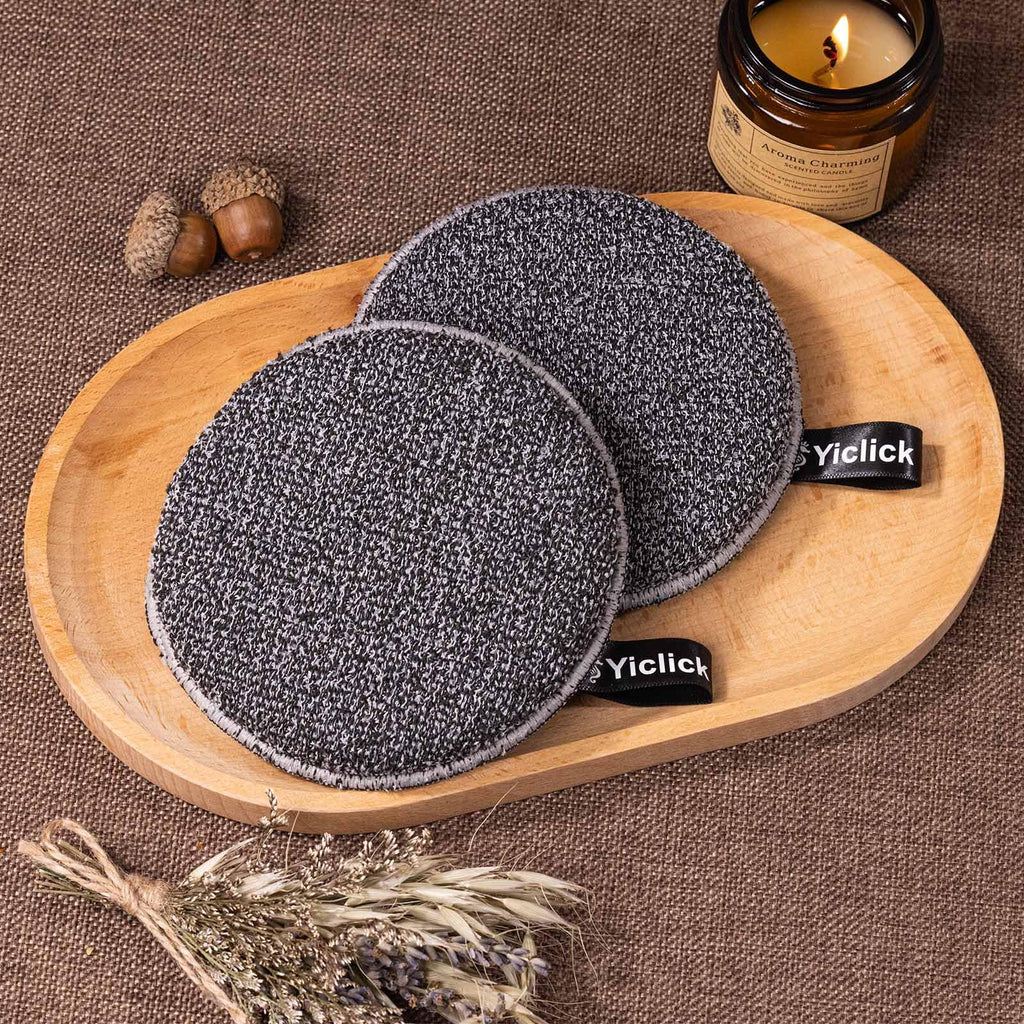 Yiclick shower loofah packaged in set of two