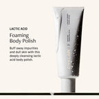 Cyklar Lactic Acid Body Polish texture and foaming lather showcase