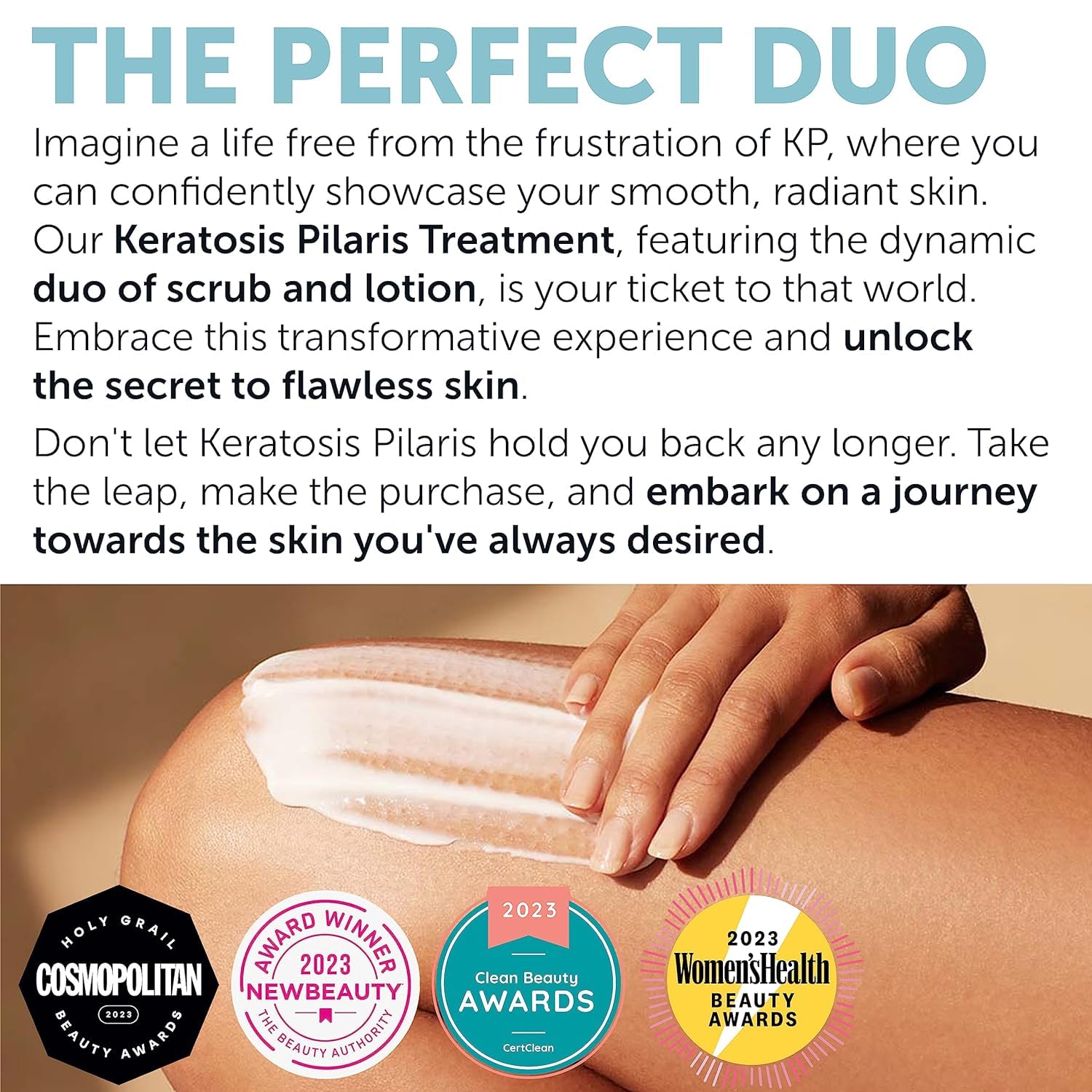 Back label of the product highlighting the directions for use and skin resurfacing benefits for dry skin patches.