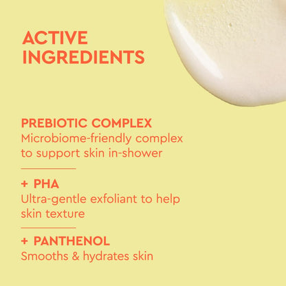 Byoma body polish texture and cream-gel consistency
