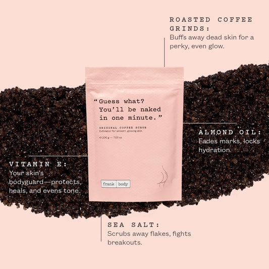 Texture of Frank Body Original Coffee Scrub