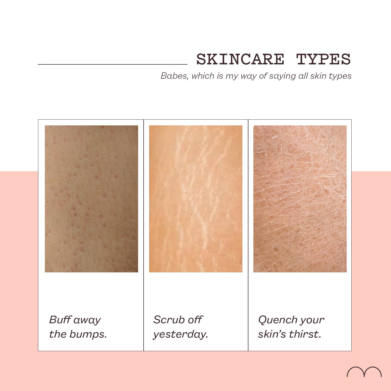 Natural ingredients used in Frank Body Original Coffee Scrub