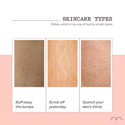 Natural ingredients used in Frank Body Original Coffee Scrub