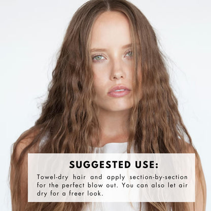Close up view of R+Co Chiffon professional salon quality volumizing mousse.