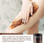 O Naturals natural coconut oil scrub jar label details