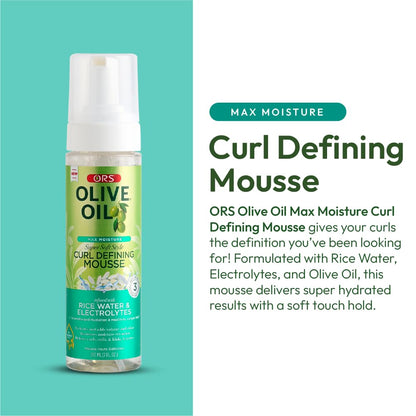 ORS Max Moisture product line display for natural hair care