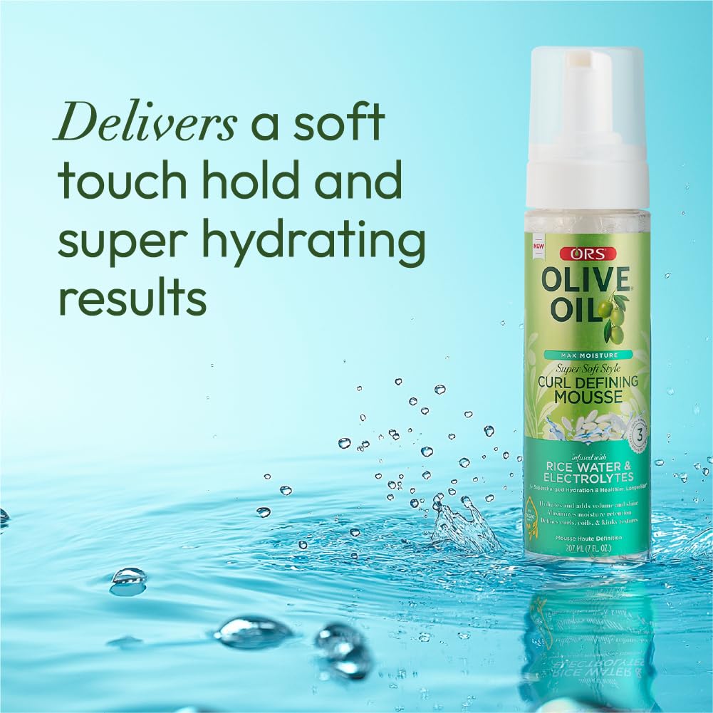 ORS Super Soft Style Mousse packaging details and directions