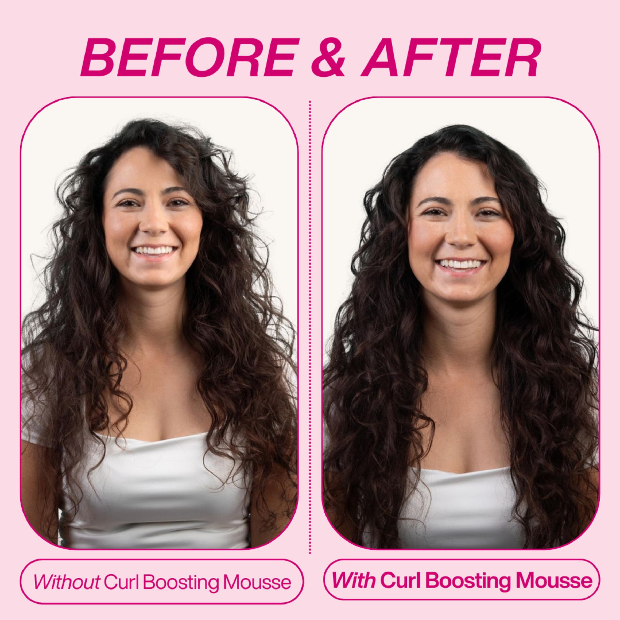 Two bottles of Dippity-Do Girls with Curls light hold foam mousse