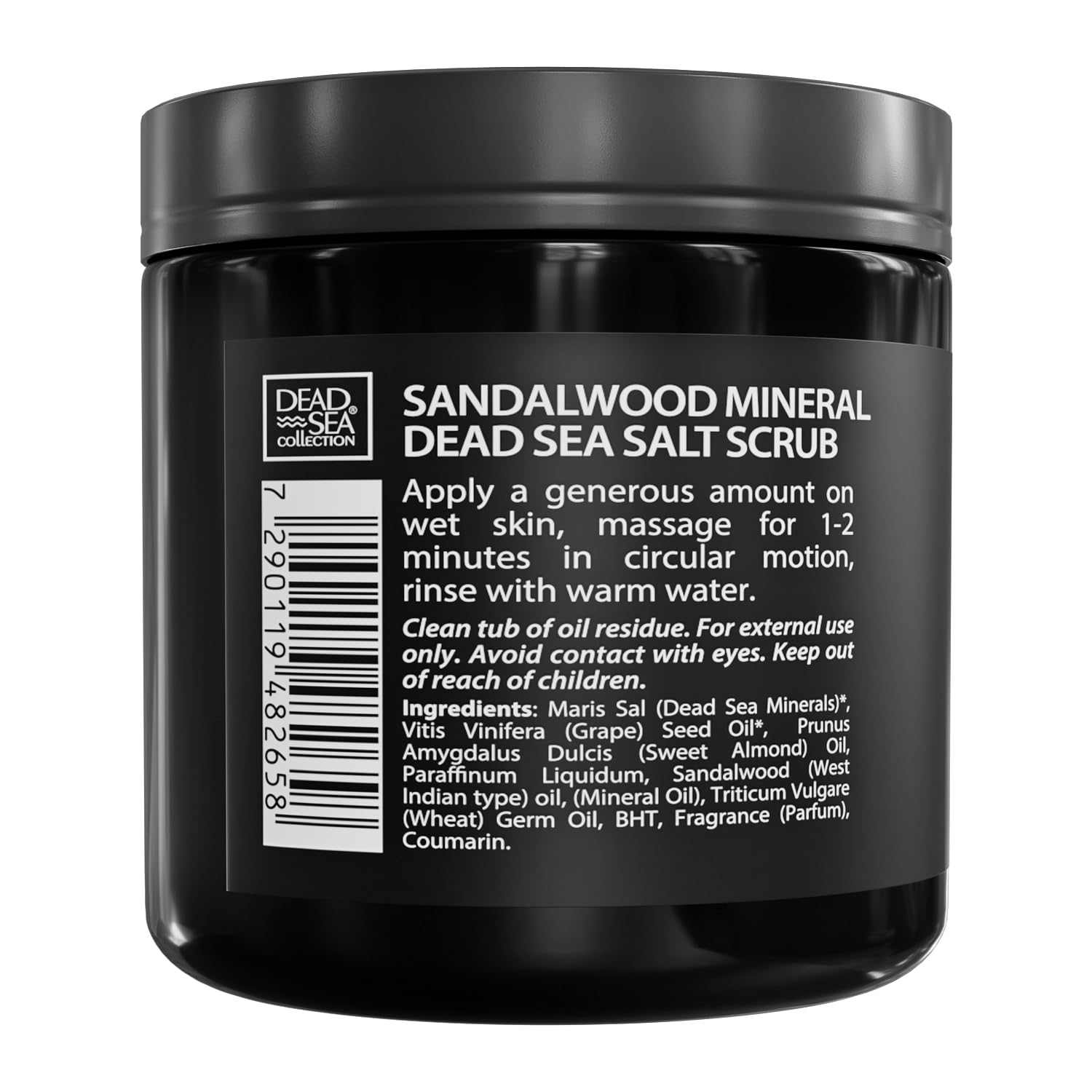 Authentic USA imported Dead Sea Collection men scrub product shot
