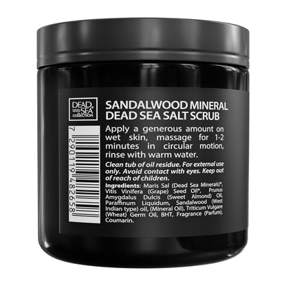 Authentic USA imported Dead Sea Collection men scrub product shot