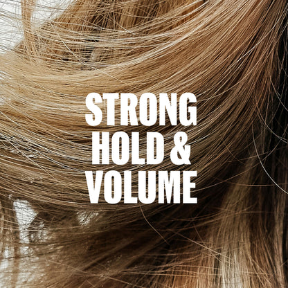 Imported USA salon quality hair styling foam for maximum lift and bounce
