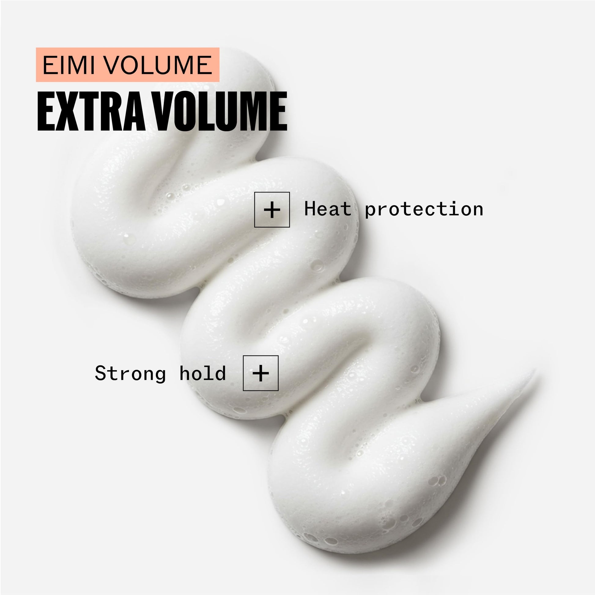 Wella EIMI level three hold mousse for fine and thinning hair textures
