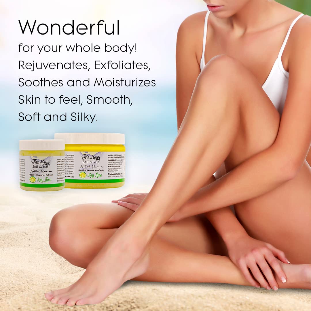 Authentic USA imported exfoliating salt scrub for body